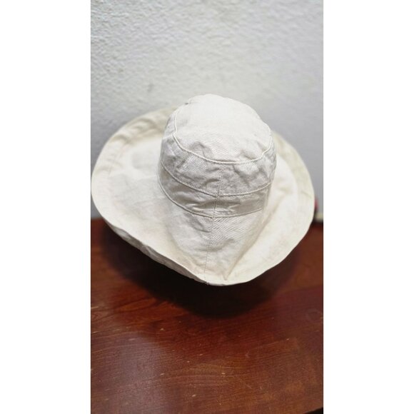 Tommy Bahamas Women's Ivory Wide-Brim Cotton Bucket Hat Size one size - Picture 5 of 7